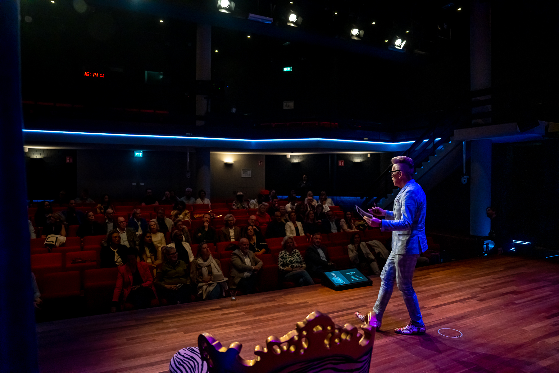 Optreden Cor de Graag keynote oude luxor Rotterdam www.inspiredbycor.nl